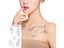 Waterproof Temporary Tattoo Sticker Sexy Baby's Breath Flower Tatto Small Birds Carousel 1