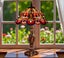 Tiffany Table Lamp (with 16" large 40cm lamp shade) Carousel 6