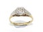 Attractive 18ct White Gold Ring set with a Solitaire Diamond Carousel 1