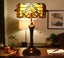 New Design Handmade Tiffany Banker Table Lamp Carousel 5