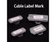 100PCS Cable Label Mark Transparent Sign 3010 4010 3020 4020 Wire Line Carousel 3