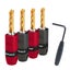 AUDIOQUEST Banana Plug 4 Pack SureGrip 300 Gold Carousel 1