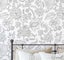 S4Sassy Peel & Stick Vinyl Wallpaper-Floral Sketch Print Paper for Window border Carousel 1
