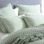 Chessboard Sage Quilt cover set 300 Thread Count Cotton Reversible Carousel 2
