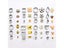 24pcs/Lot Clay Cutter Stainless Steel Geometry Round Square DIY Ceramic Pottery Carousel 1