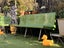 Vintage Grasshopper green fibreglass Bench seat times 1 Must See Carousel 1