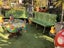 Vintage Grasshopper green fibreglass Bench seat times 1 Must See Carousel 2