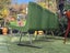Vintage Grasshopper green fibreglass Bench seat times 1 Must See Carousel 13