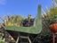 Vintage Grasshopper green fibreglass Bench seat times 1 Must See Carousel 14
