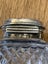 Victorian pair cut glass condiment set, sterling silver topped. Carousel 3