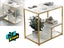 Marble Style Side Table Coffee Table (White) Carousel 9