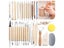 Pottery Clay Sculpting Tools Pottery Carving Tool Kit With Carrying Case Bag Carousel 7