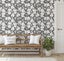 S4Sassy Peel & Stick Vinyl Wallpaper, Floral Print Paper for Living Areas Carousel 5