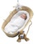 Mum 2 Mum Small DreamSwaddle - Plain White Carousel 2