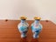 Vintage Cloisonne Floral Enamel Vases X2 Carousel 1
