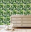 S4Sassy Removable Wallcovering, Tropical Leaf Design paper For shop wall Carousel 8