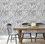 S4sassy Decorative paper, Botanical Harmony Print Wall Paper For TV wall styling Carousel 4