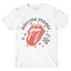 The Rolling Stones T Shirt Aero Tongue Band Logo new Official Unisex White Carousel 3