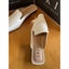 Skin Footwear Size 40 Iowa Leather Flat Mules in White Croc Carousel 4