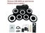 Roll Up Set Silicone 7 Pads Electronic Drum Sets With Sustain Pedal Hand Carousel 1