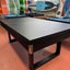 New 7' Dining Pool Table with Table Tennis Top blue cloth Carousel 1
