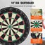 Dartboard And Cabinet Set Official Size Complete Accessory Steel Tip Dart Carousel 4