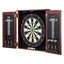 Dartboard And Cabinet Set Official Size Complete Accessory Steel Tip Dart Carousel 10