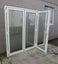 NEW WHITE ALUMINIUM DOUBLE GLAZED BIFOLD DOOR:2000H x 2400W Carousel 3