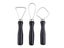 3Pcs Wood Pottery Clay Sculpture Big Loop Tool With Steel Flat Wire Carousel 3