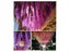 Artificial Wisteria Vine 3.6 Feet Flowers Hanging Garland Silk String For Carousel 3