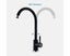 Black Kitchen Faucet, Single Handle High Arc Sink Faucet, Swivel 360 Degree S Carousel 3