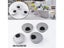 50mm 53mm 60mm 80mm Practical Desk Table Plastic Cable Hole Cover PC Computer Carousel 3