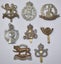 EIGHT BRITISH ARMY HAT BADGES, WWII OR EARLIER Carousel 1