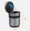 Car Ashtray with Lid, Portable Ashtray for Car Mini Car Trash Can, Detachable As Carousel 2