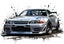 "Awsome" Print of a Skyline on Canvas Carousel 1