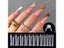 60Pcs Dual Nail Forms Extension Tips Mold Quick Buliding False Nails Short Carousel 6