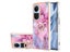 Finger Ring Kickstand Case Cover for OPPO Reno10 5G Marble Carousel 1