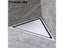SUS 304 Stainless Steel Hidden Type Triangle Floor Drain Bathroom Tile Carousel 3