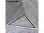 SUS 304 Stainless Steel Hidden Type Triangle Floor Drain Bathroom Tile Carousel 4