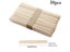 50PCS Natural Wood Ice Cream Stick DIY Wooden Popsicle Stick Accessories Carousel 1