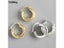 Round Circle Women 925 Stamp Hoop Earrings For Women Gold/Silver Color Earrings Carousel 3