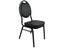 Chair Padded Banquet Conference Chairs - Black VINYL Carousel 1
