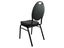 Chair Padded Banquet Conference Chairs - Black VINYL Carousel 3