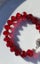 Ruby Red Color Crystal Bracelet from Italy Carousel 8