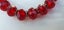 Ruby Red Color Crystal Bracelet from Italy Carousel 13