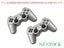 NEW NEW Wireless PS3 Controllers NEW *2-Pack- Silver IN STOCK* Carousel 1