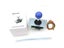 Original Japan Sanwa Joystick JLF TP 8YT Fighting Rocker With Topball 5pin Wire Carousel 1