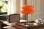 Mid Century Modern Lamp for Nightstand Retro Egg Tart Bedside Lamps -Orange Carousel 4