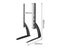 Universal TV Stand LED LCD TV Stand Mount with 3 Height Adjustable TV Legs S Carousel 10