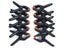 10pcs Mini Plastic Clamp A Type Nylon Woodworking Spring Clamps Canvas Clip Carousel 4